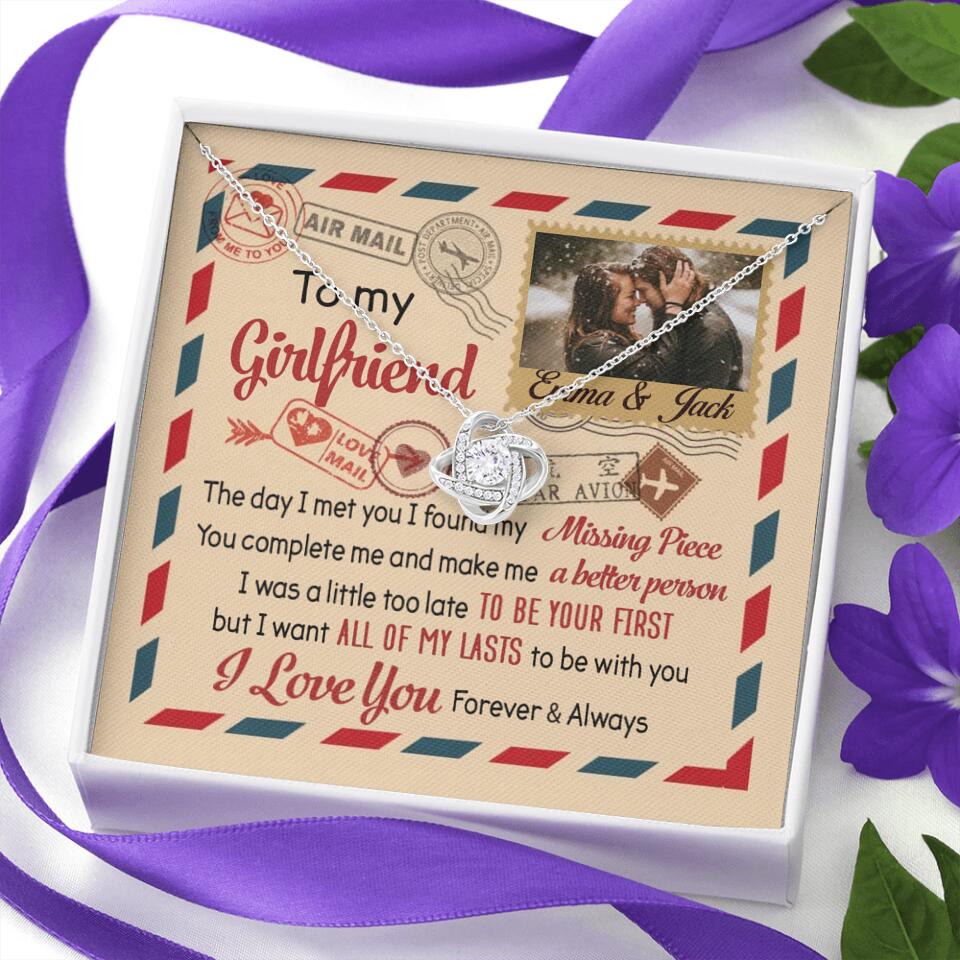 You Complete Me And Make Me A Better Person - Personalized Necklace