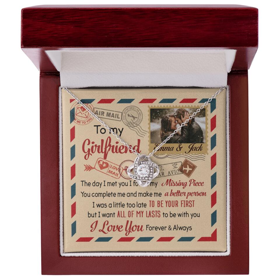 You Complete Me And Make Me A Better Person - Personalized Necklace