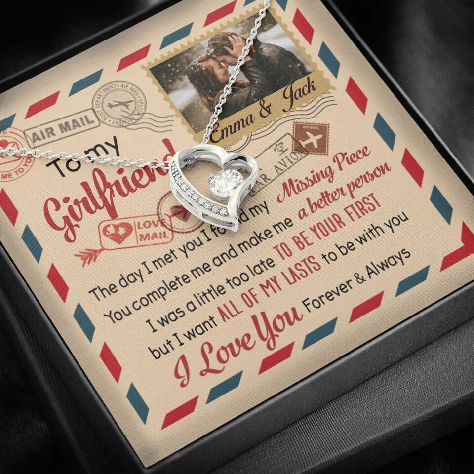 You Complete Me And Make Me A Better Person - Personalized Necklace