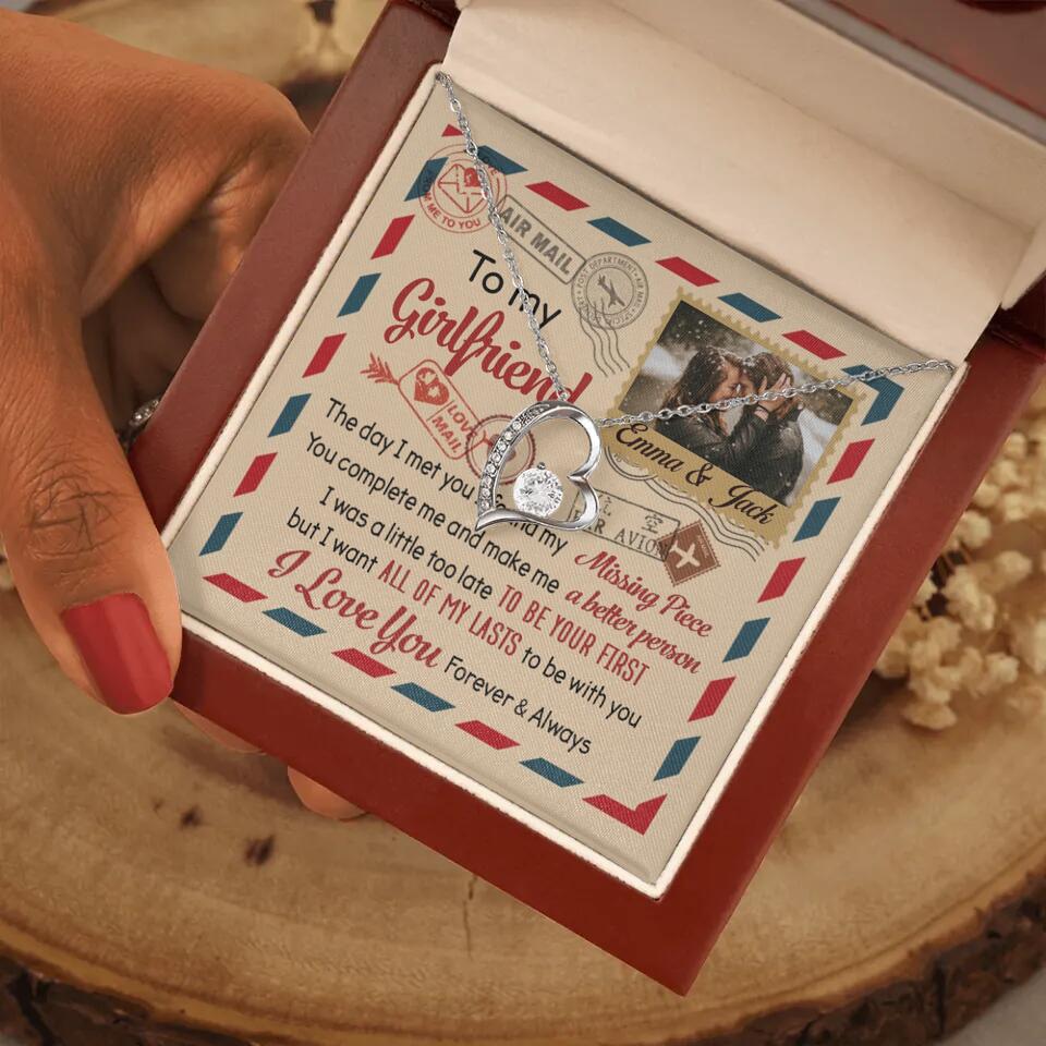 You Complete Me And Make Me A Better Person - Personalized Necklace