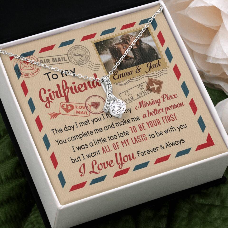 You Complete Me And Make Me A Better Person - Personalized Necklace