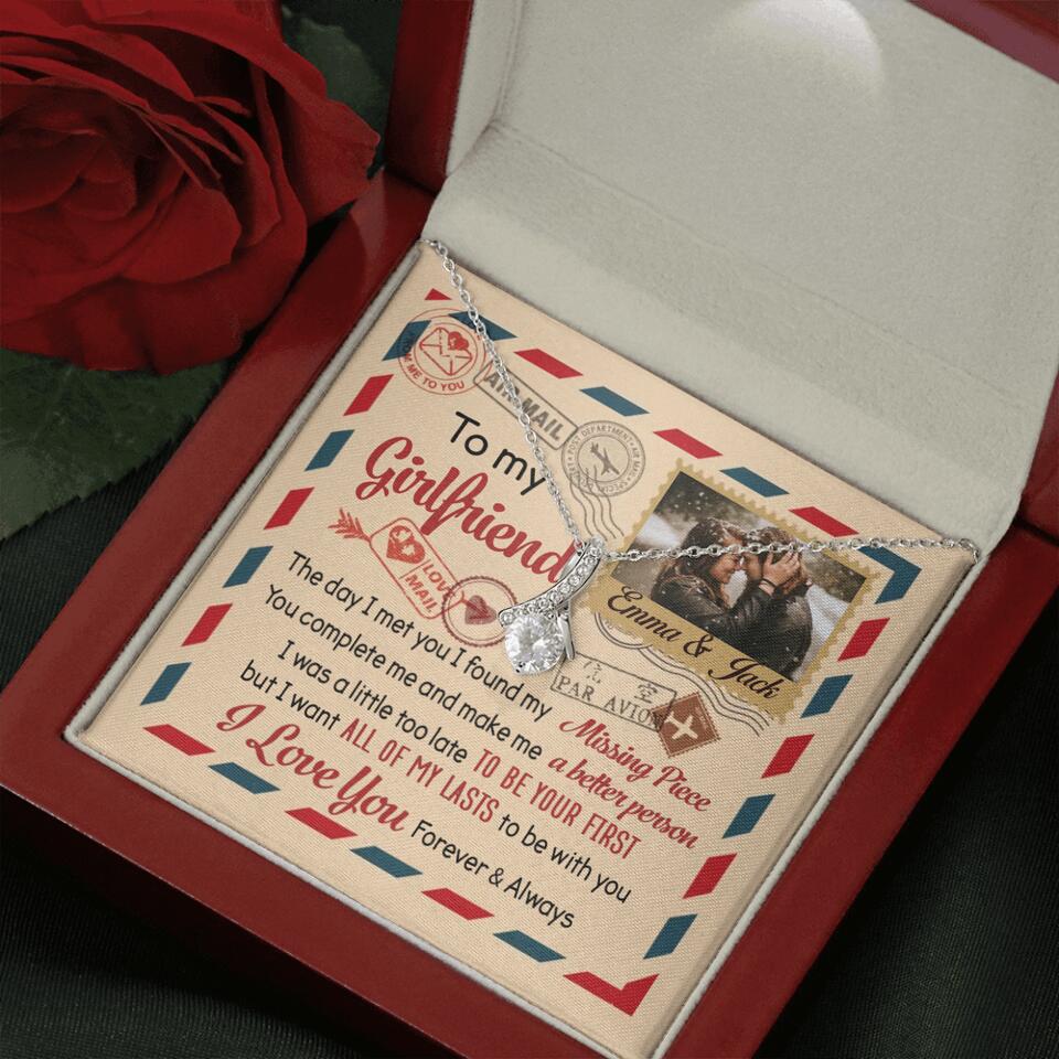 You Complete Me And Make Me A Better Person - Personalized Necklace