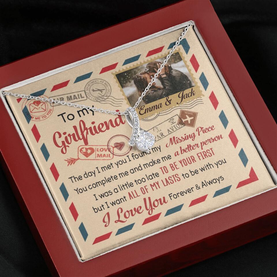 You Complete Me And Make Me A Better Person - Personalized Necklace