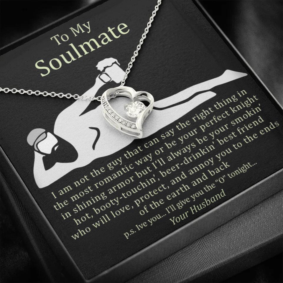 Personalized Valentine Gifts - I Am Not The Guy That Say The Right Thing In Romantic Way - Personalized Necklace