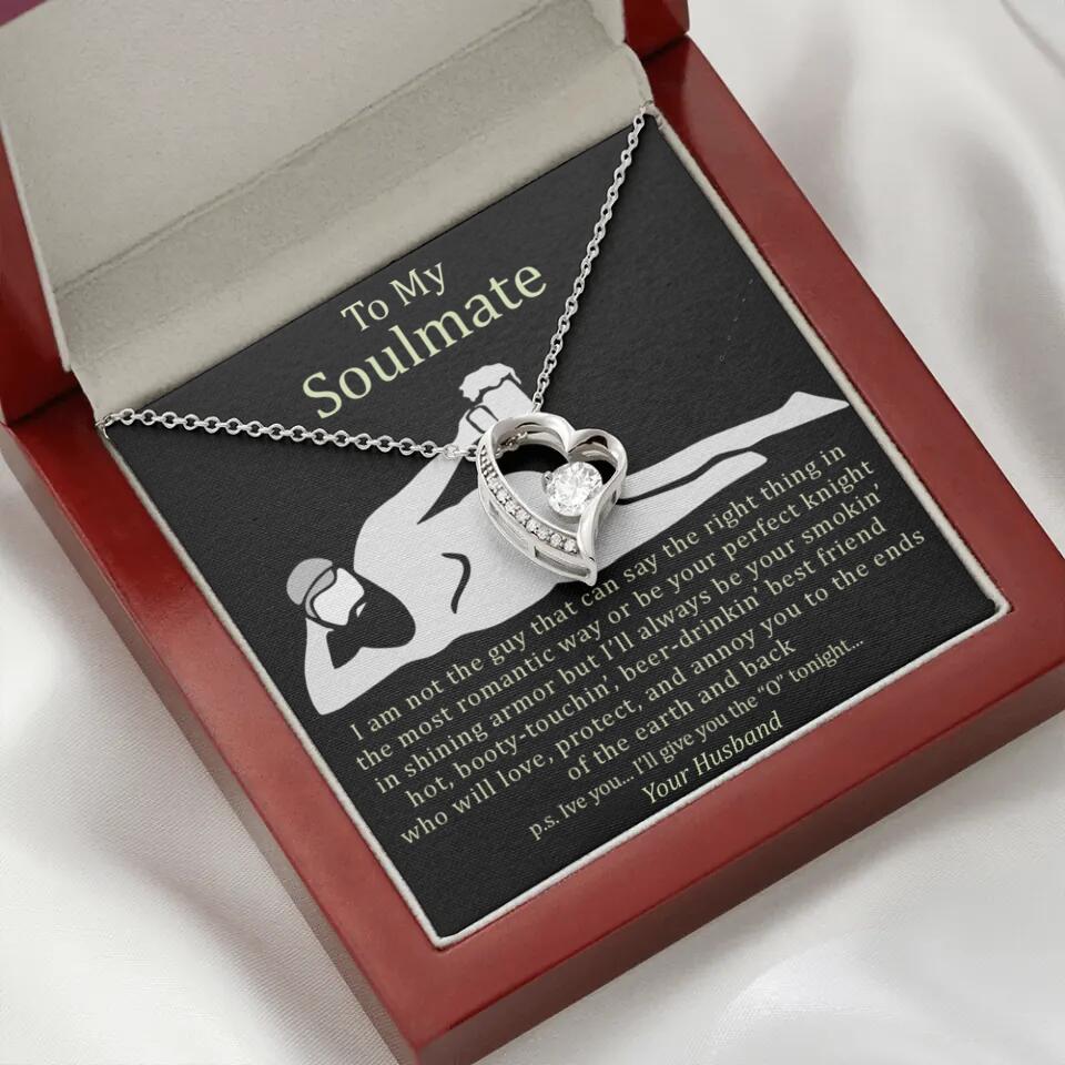 Personalized Valentine Gifts - I Am Not The Guy That Say The Right Thing In Romantic Way - Personalized Necklace
