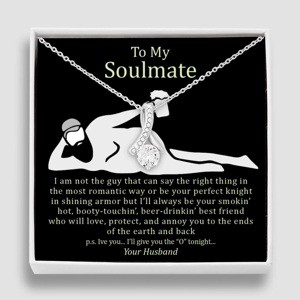 Personalized Valentine Gifts - I Am Not The Guy That Say The Right Thing In Romantic Way - Personalized Necklace