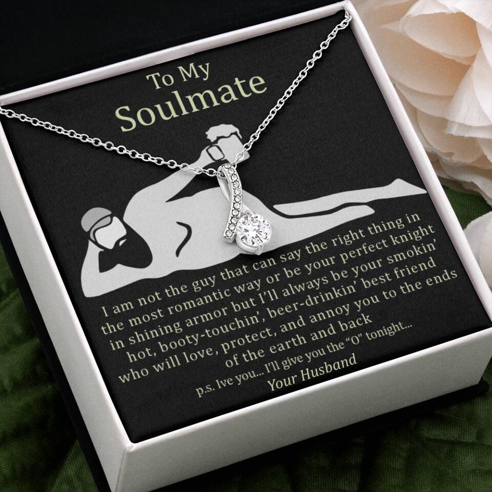 Personalized Valentine Gifts - I Am Not The Guy That Say The Right Thing In Romantic Way - Personalized Necklace