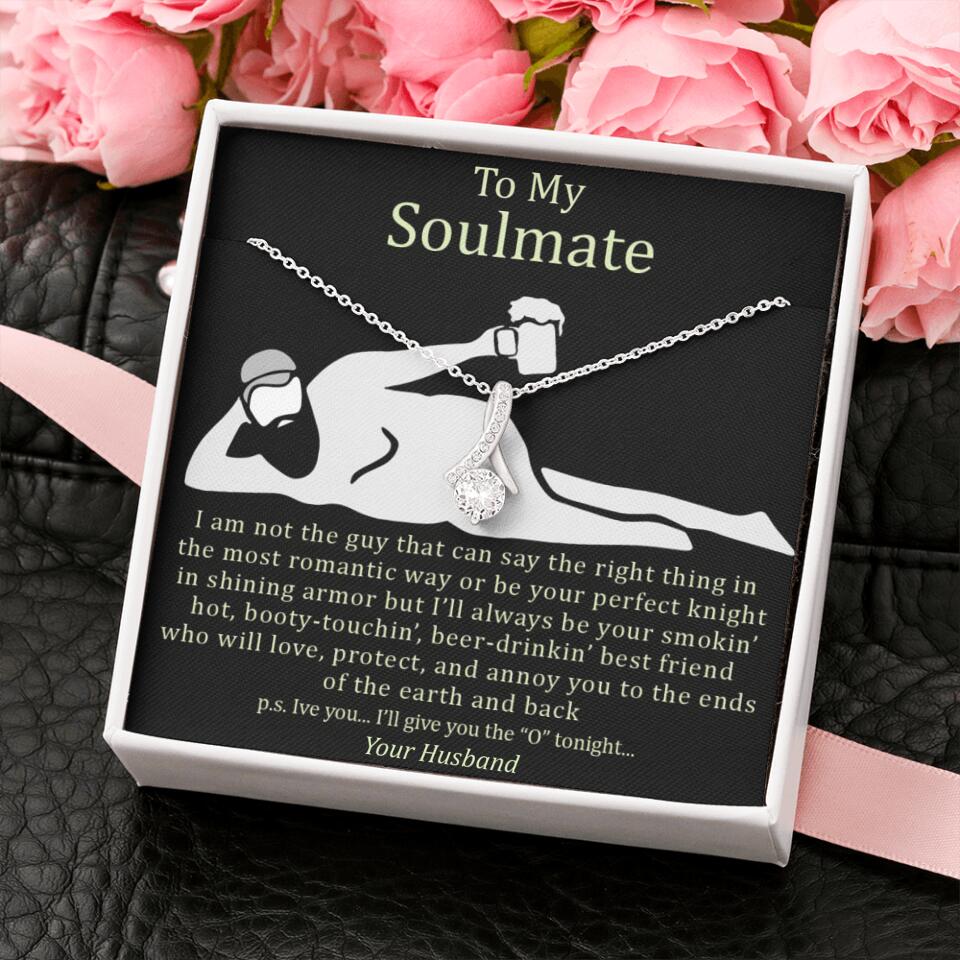 Personalized Valentine Gifts - I Am Not The Guy That Say The Right Thing In Romantic Way - Personalized Necklace