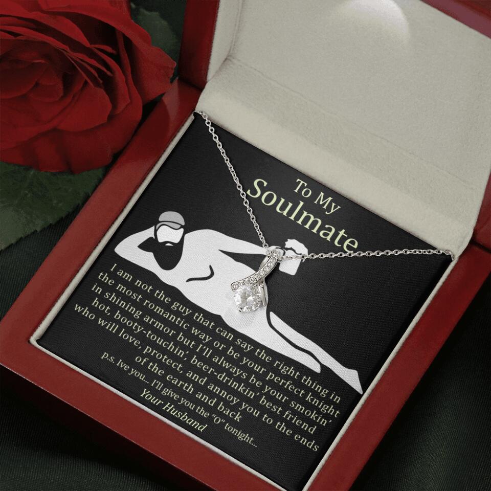 Personalized Valentine Gifts - I Am Not The Guy That Say The Right Thing In Romantic Way - Personalized Necklace