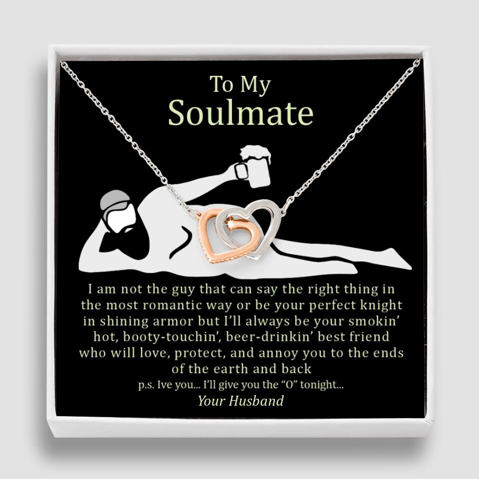 Personalized Valentine Gifts - I Am Not The Guy That Say The Right Thing In Romantic Way - Personalized Necklace