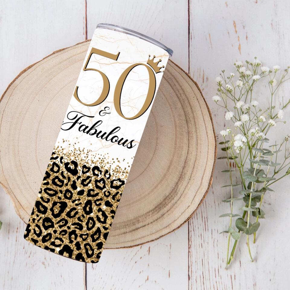 Birthday Gifts for Women Fabulous Personalized Skinny Tumbler