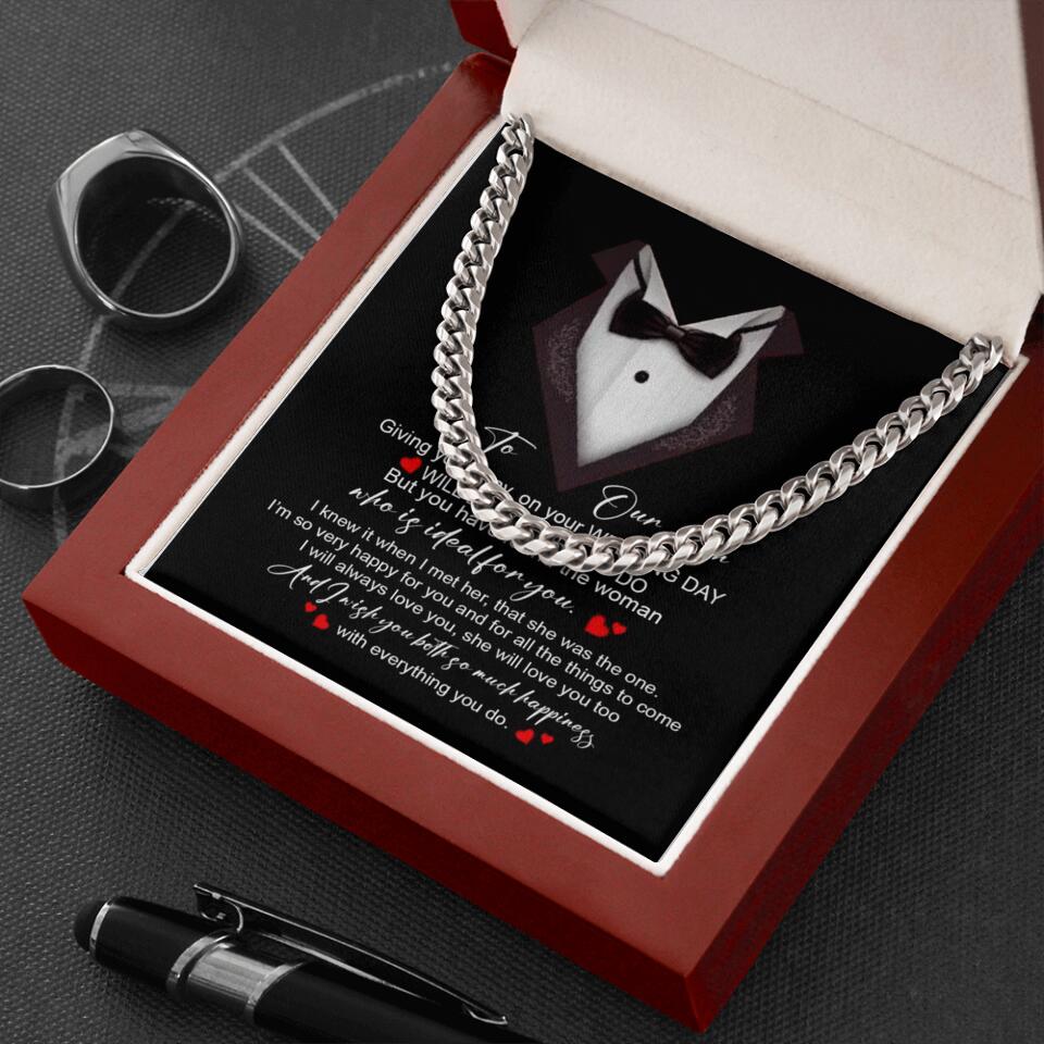 To Our Son On Your Wedding Day - Luxury Men's Watch - Wedding Gift For Son