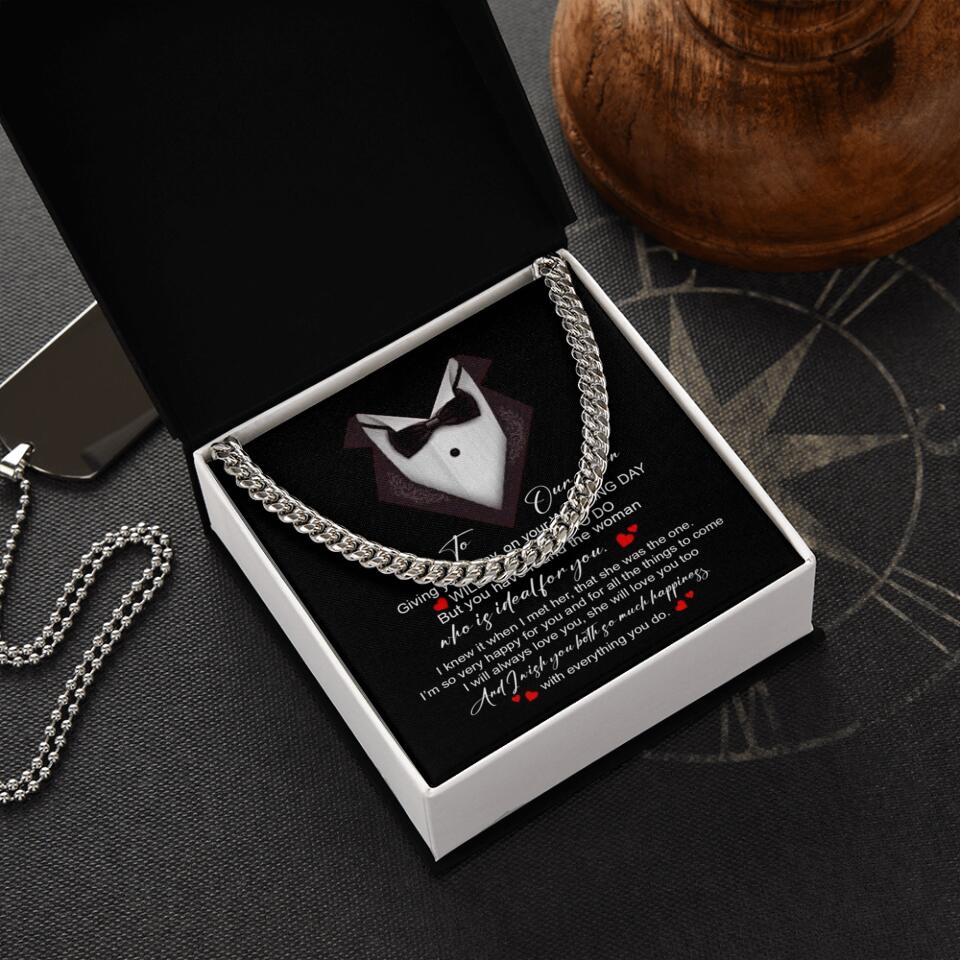 To Our Son On Your Wedding Day - Luxury Men's Watch - Wedding Gift For Son