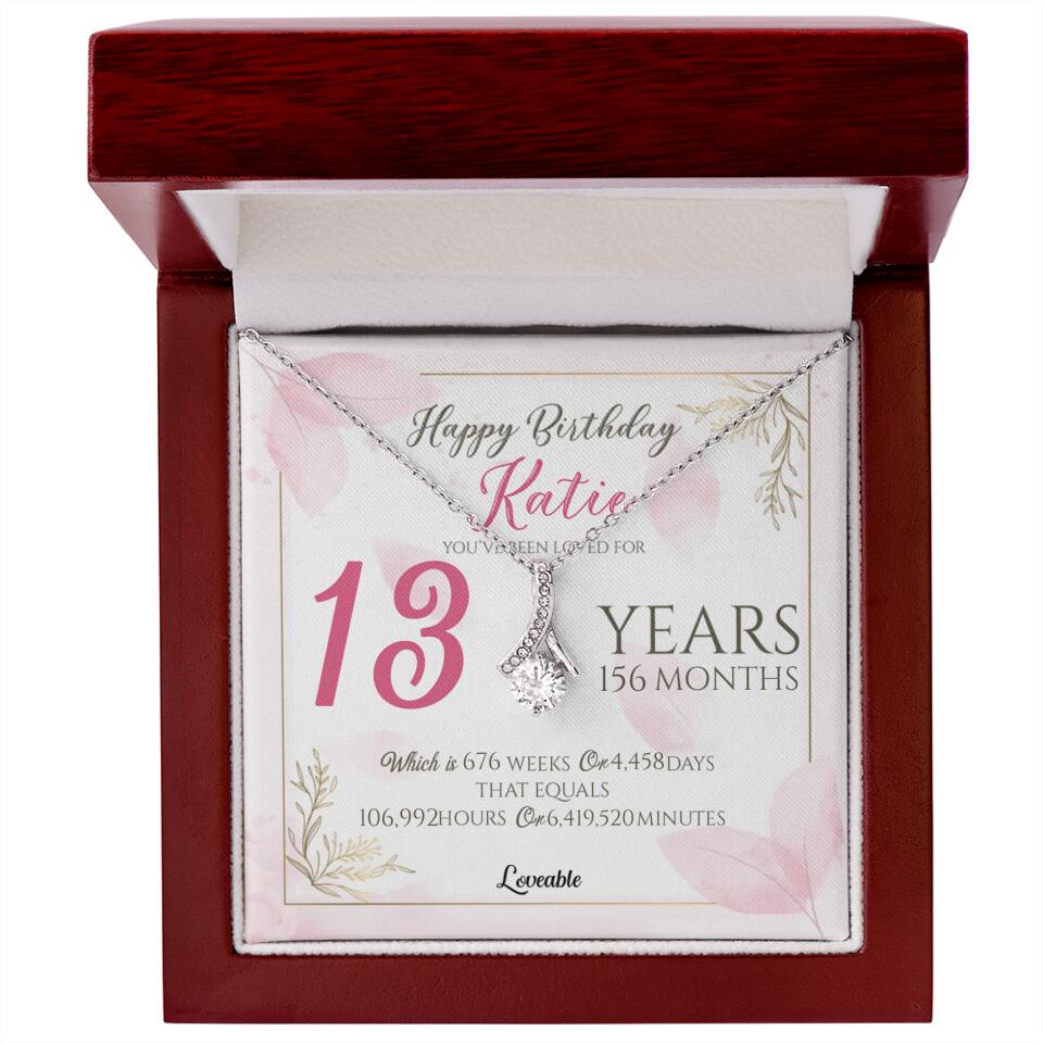 You've Been Loved For Years Personalized Necklaces Birthday Gift For Daughter