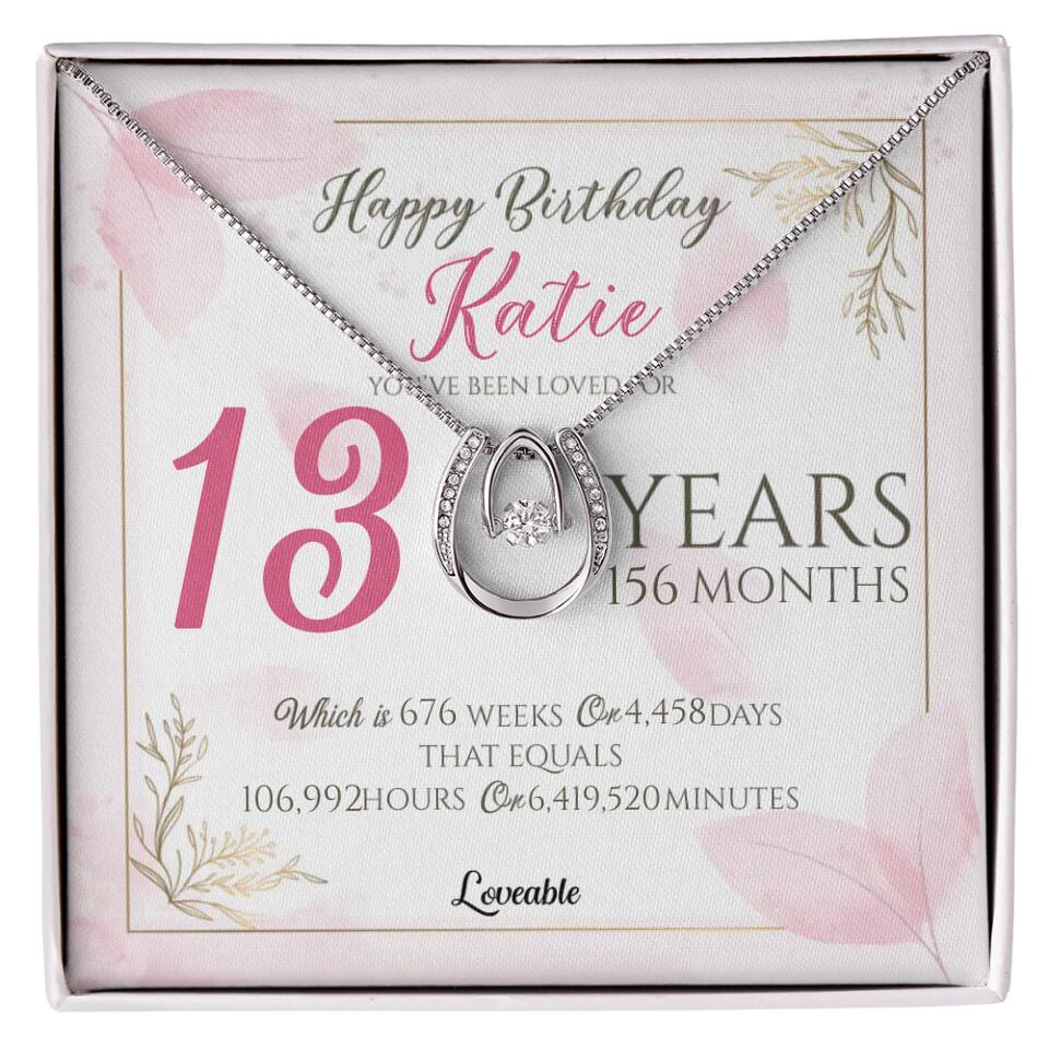 You've Been Loved For Years Personalized Necklaces Birthday Gift For Daughter