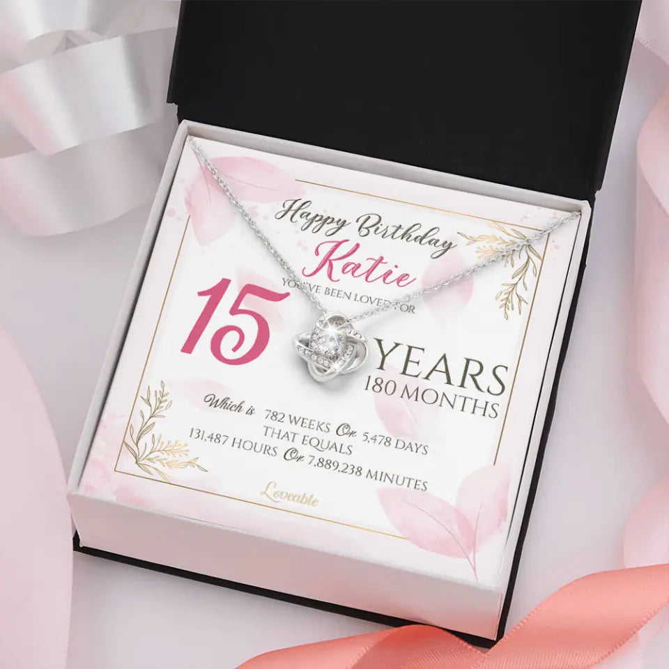 You've Been Loved For Years Personalized Necklaces Birthday Gift For Daughter