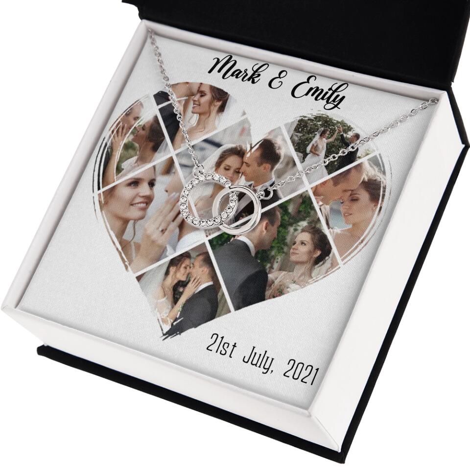Custom Photo Heart Shape Personalized Necklace Jewelry