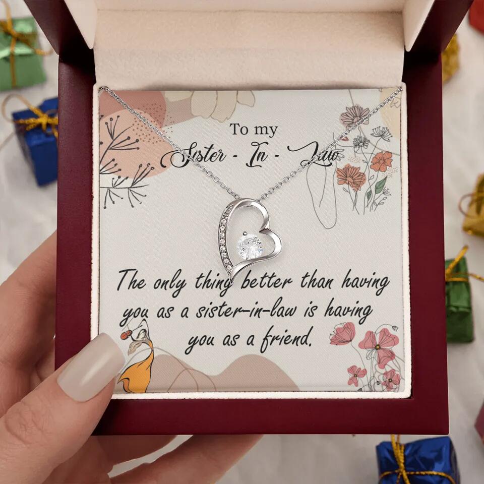 The Only Thing Better Having You as Sister - Necklace Jewelry - Best Gifts For Sister Sister-in-law On Birthdays Welcome - 301IHPVSJE153