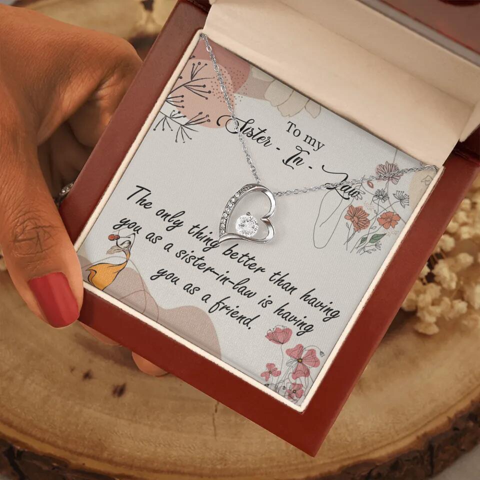 The Only Thing Better Having You as Sister - Necklace Jewelry - Best Gifts For Sister Sister-in-law On Birthdays Welcome - 301IHPVSJE153