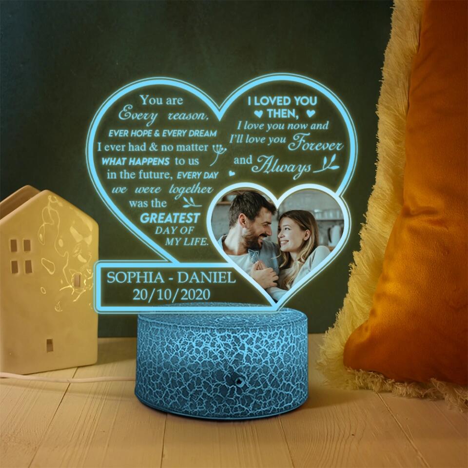 You Are Every Reason Every Hope Every Dream - Personalized 3D LED Light With Remote Color Control - Best Gift For Him Her Couple - 301IHPNPLL173