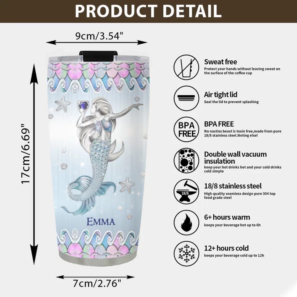 My Demons Tried To Drown Me I Could Breathe Under Water Personalized Tumbler