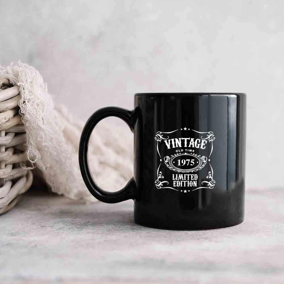 Vintage Old Time Aged To Perfection Personalized Mug
