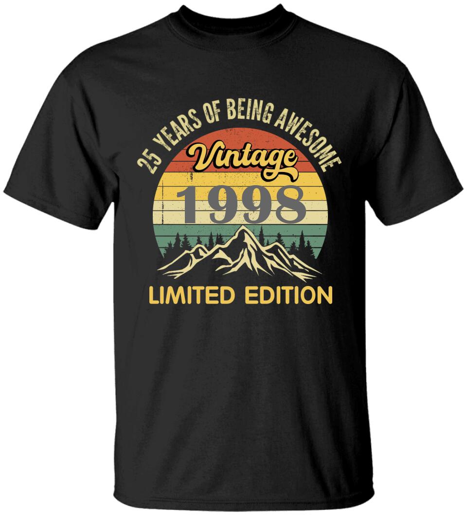 25 Years of Being Awesome Personalized T-shirt