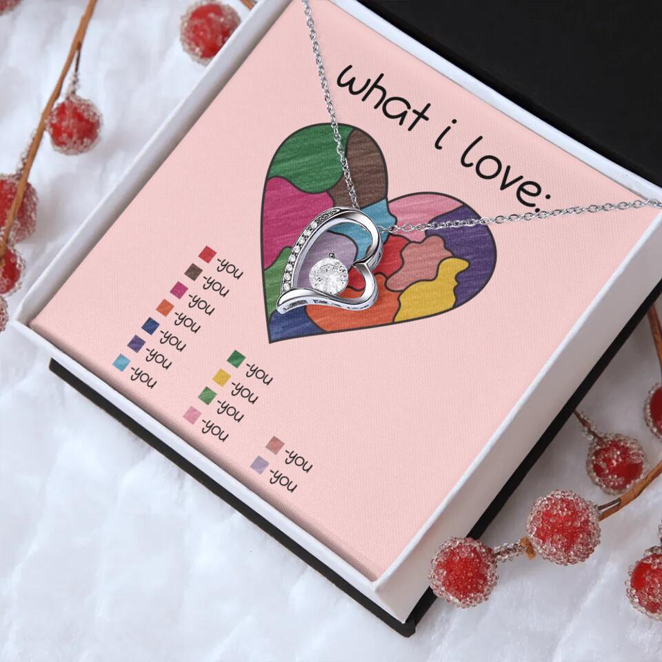 What I Love All I Love Is You Necklace
