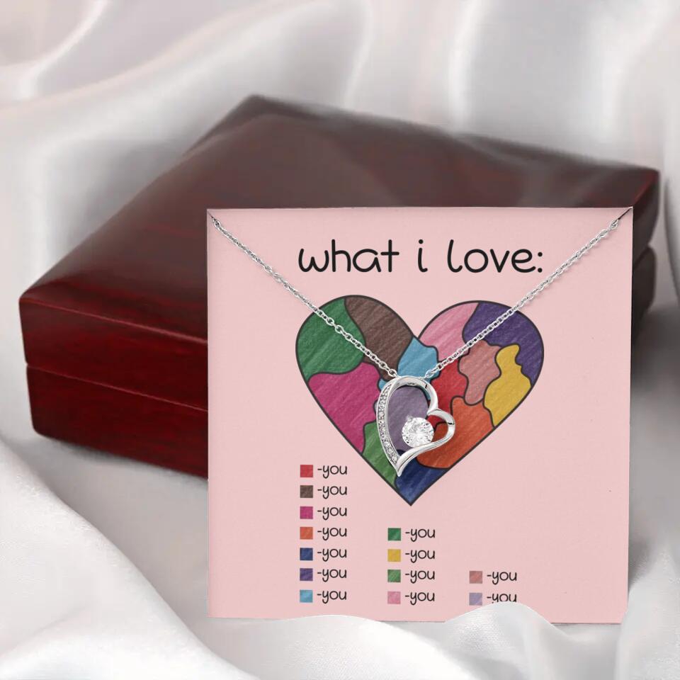 What I Love All I Love Is You Necklace