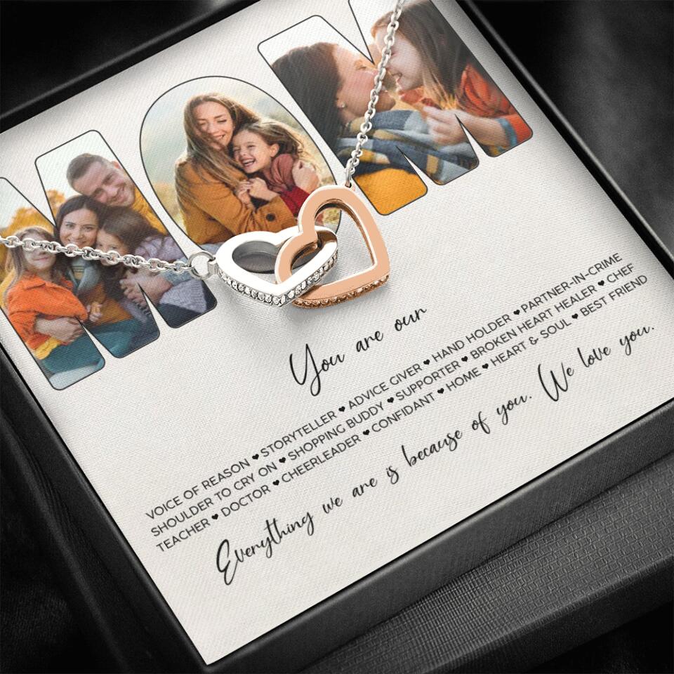 You Are Voice of Reason Storyteller Hand Holder Partner in Crime Personalized Necklace