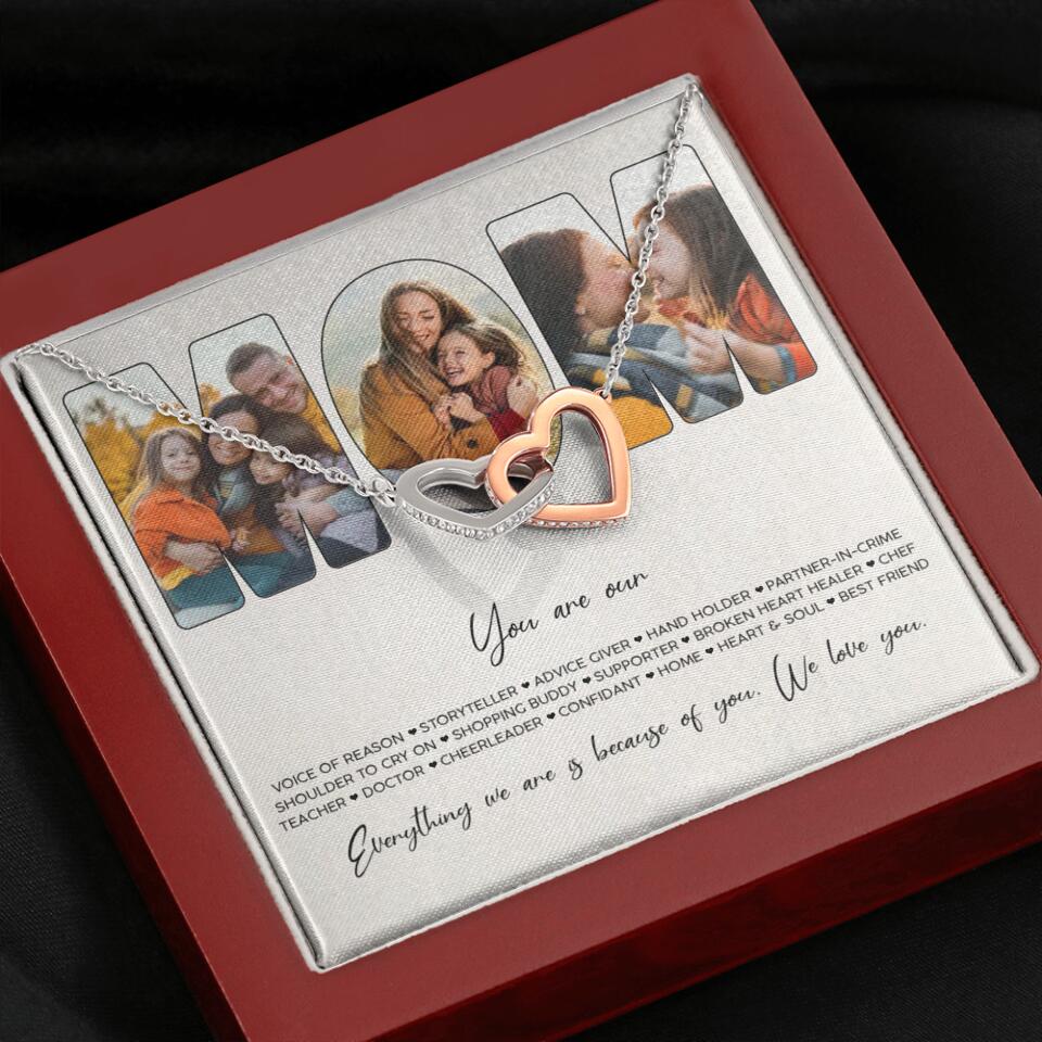 You Are Voice of Reason Storyteller Hand Holder Partner in Crime Personalized Necklace