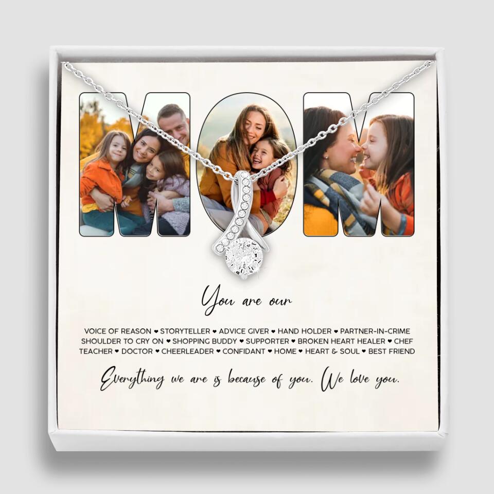 You Are Voice of Reason Storyteller Hand Holder Partner in Crime Personalized Necklace