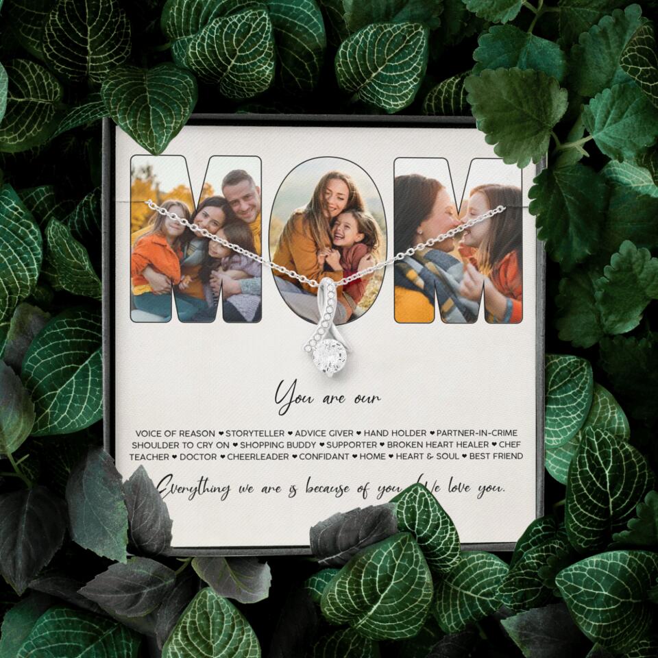 You Are Voice of Reason Storyteller Hand Holder Partner in Crime Personalized Necklace