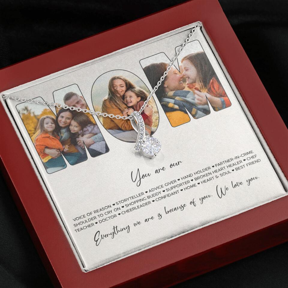 You Are Voice of Reason Storyteller Hand Holder Partner in Crime Personalized Necklace