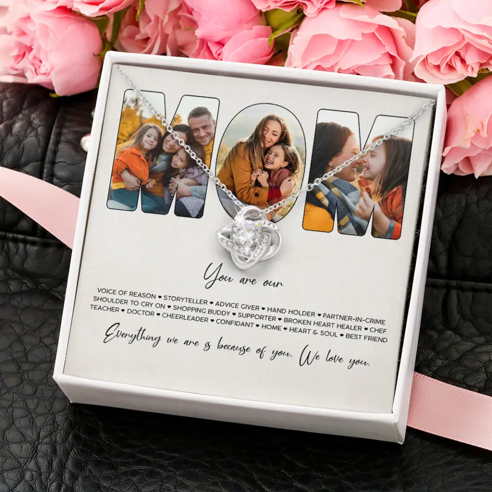 You Are Voice of Reason Storyteller Hand Holder Partner in Crime Personalized Necklace