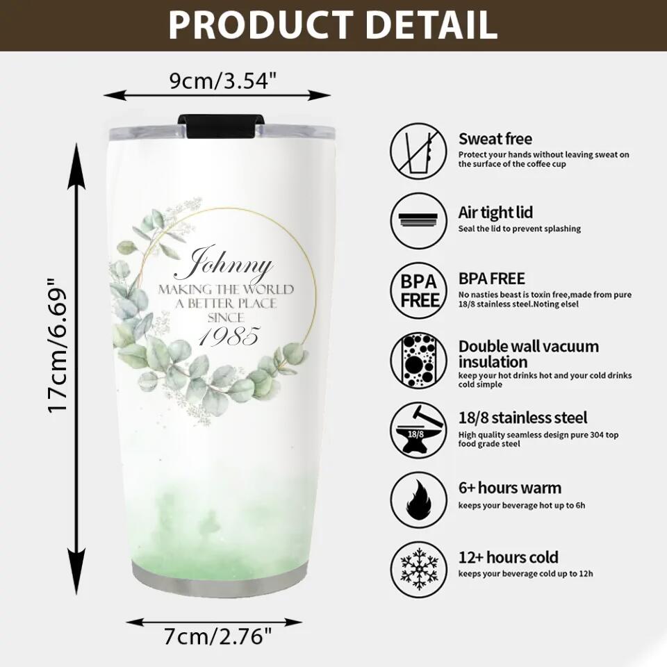 Making the World a Better Place Since - 20oz Stainless Steel Tumbler