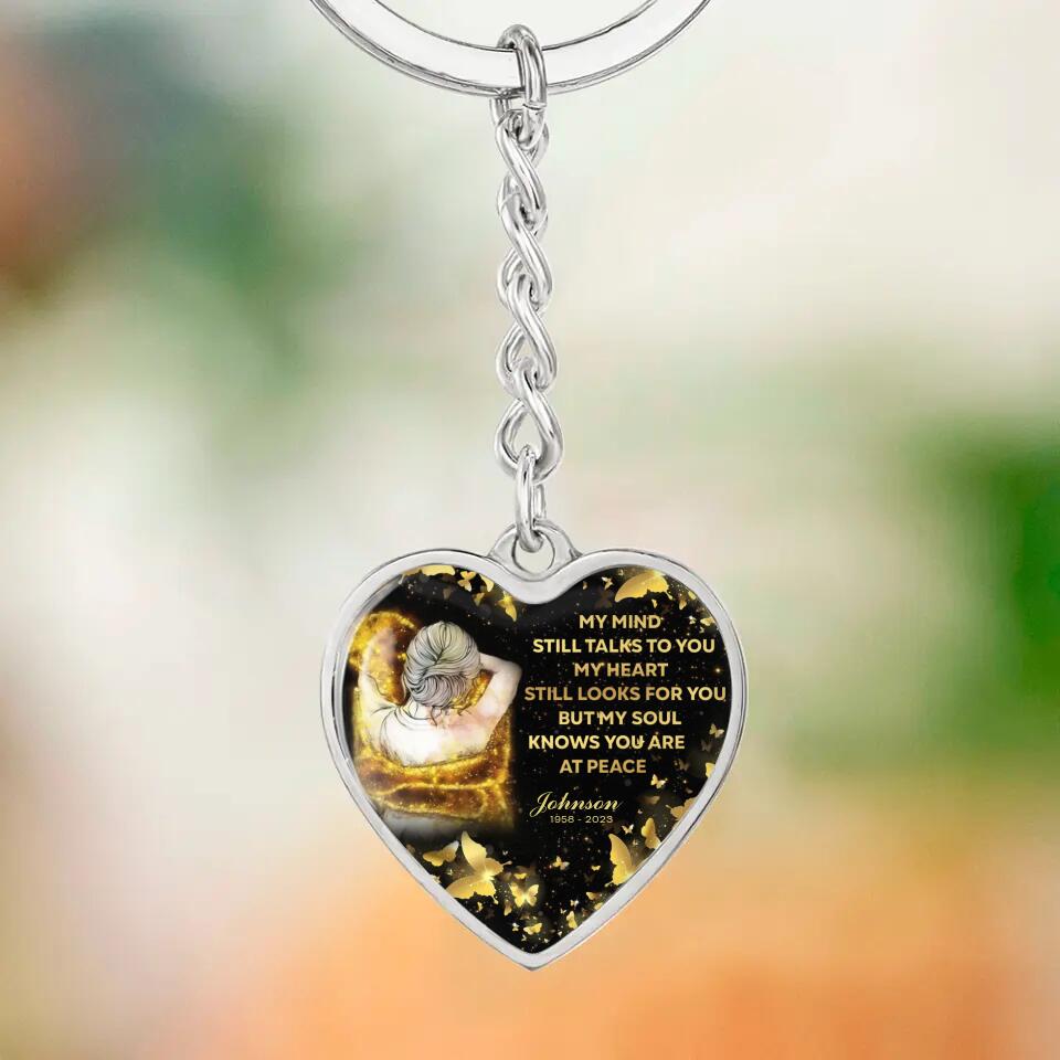 My Soul Knows You Are At Peace Personalized Necklace Memorial Gift For Family