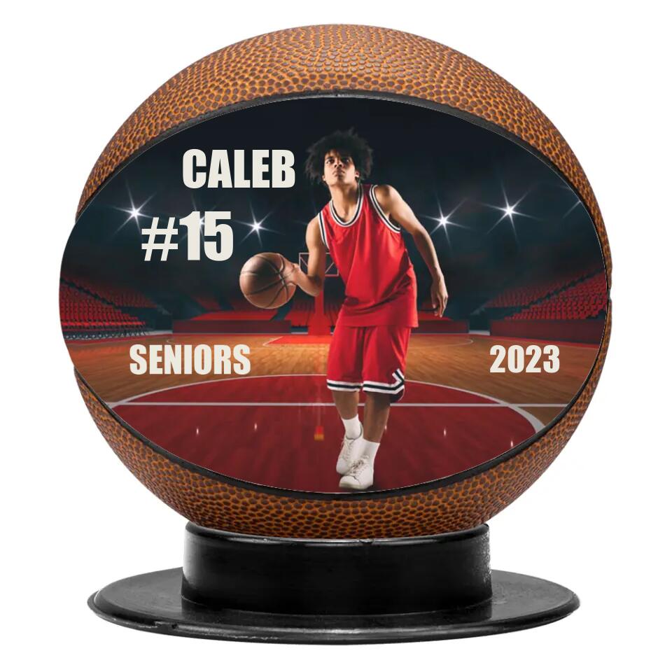 Personalized Basketball Player's Infor Custom Basketball Birthday Gift For Sport Lovers