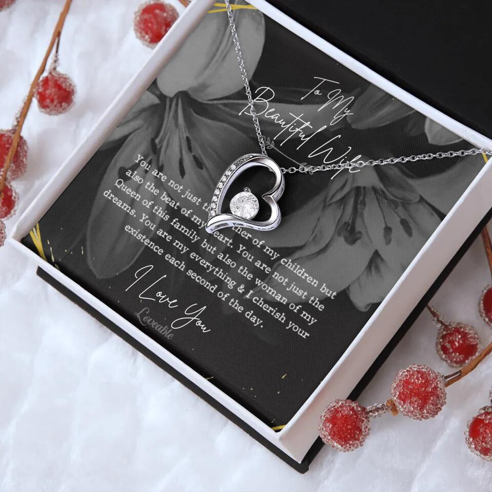 To My Beautiful Wife You Are Not Just The Mother Of My Children, Personalized Necklace for Her, Sweet Gift For Wife