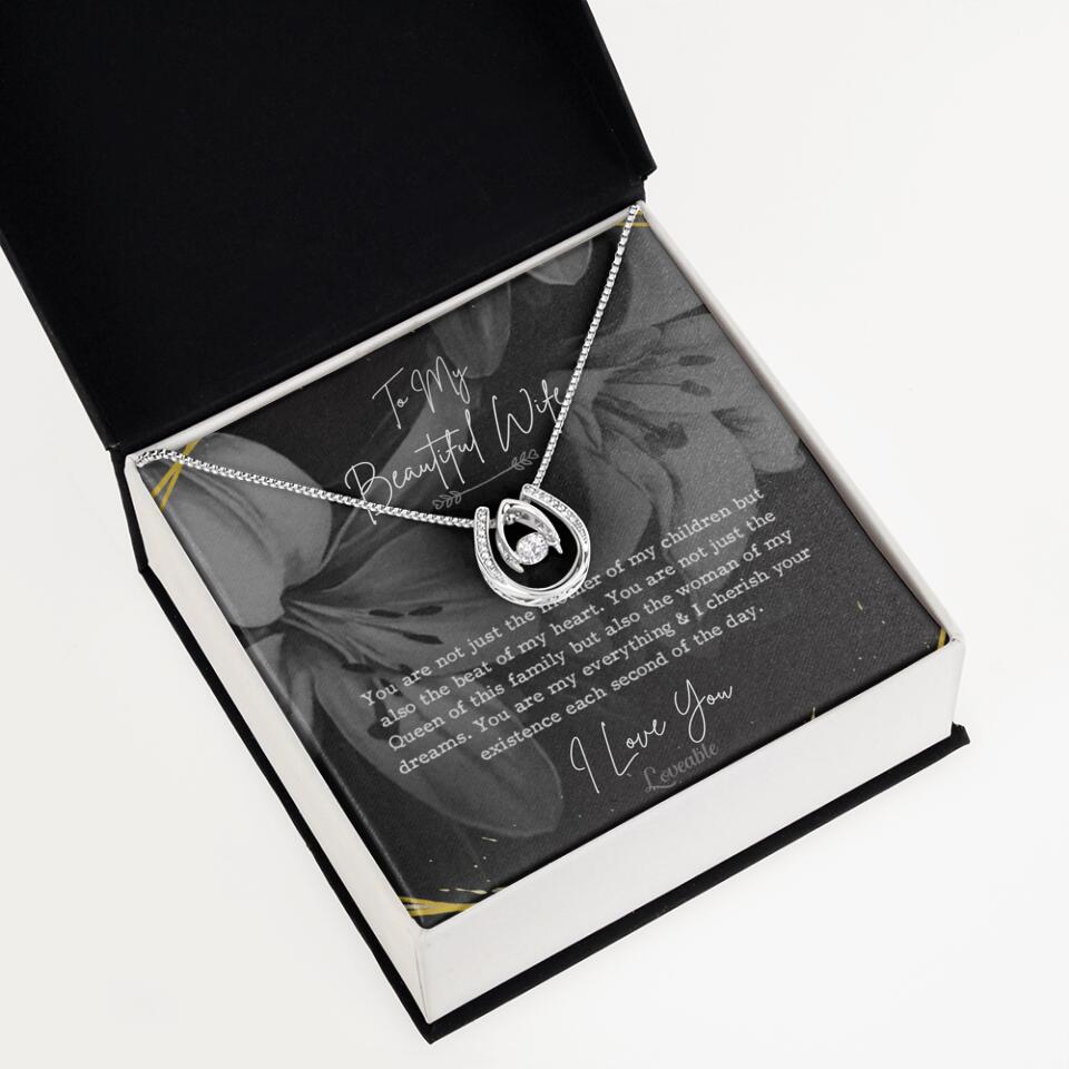 To My Beautiful Wife You Are Not Just The Mother Of My Children, Personalized Necklace for Her, Sweet Gift For Wife
