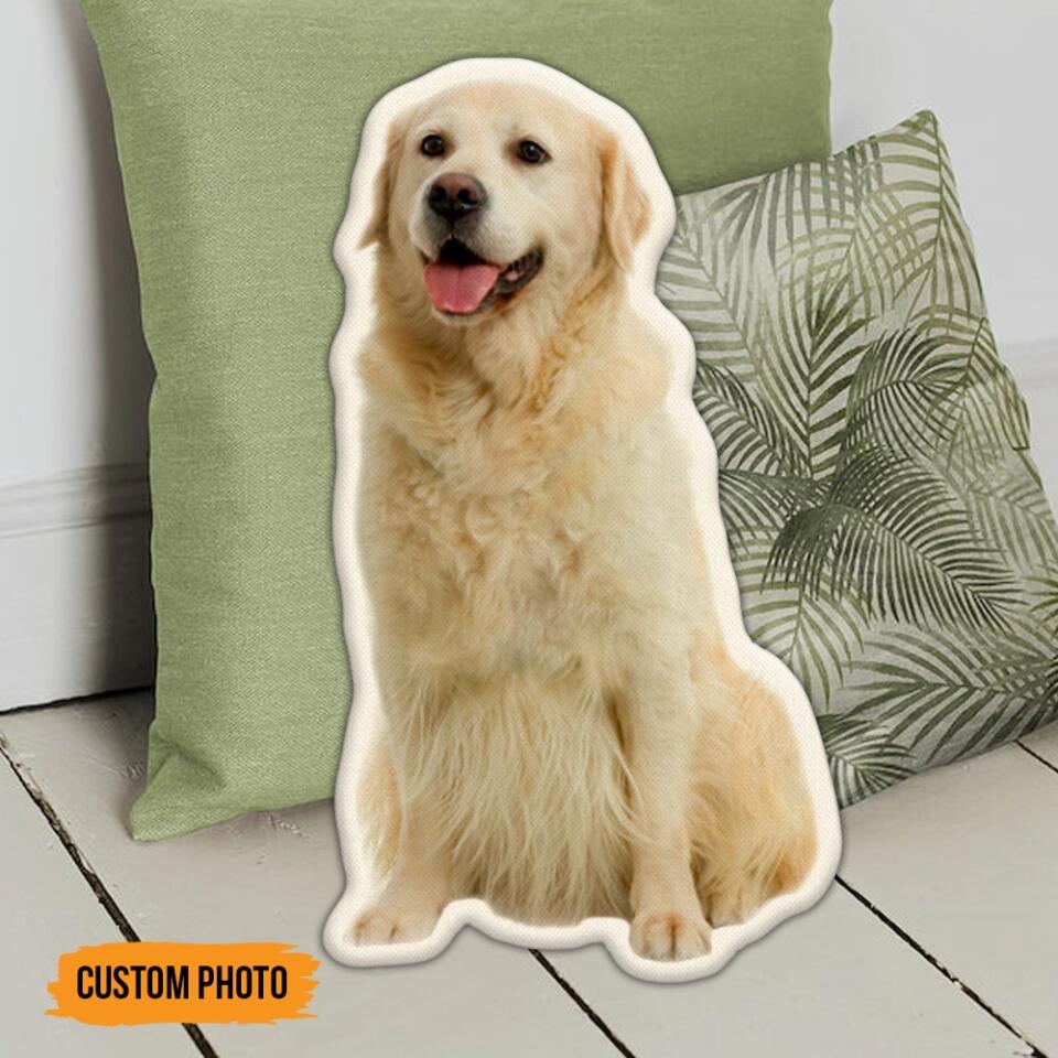 Custom Dog/Cat Face - Personalized Photo Pillow - Gift For Pet Lover