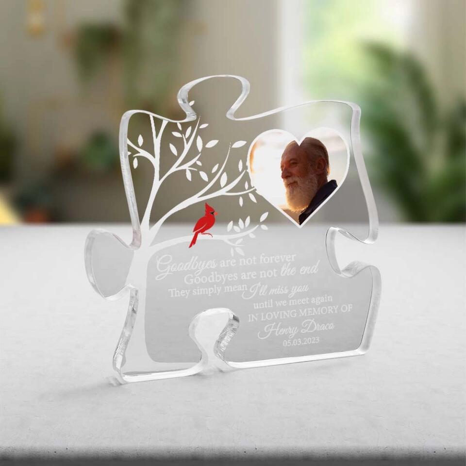 Message to Angel in Heaven Puzzle Acrylic Plaque