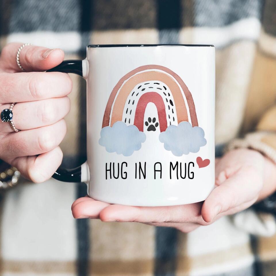 Hug in a Mug Forever in My Mind But Furever in My Heart Personalized Mug