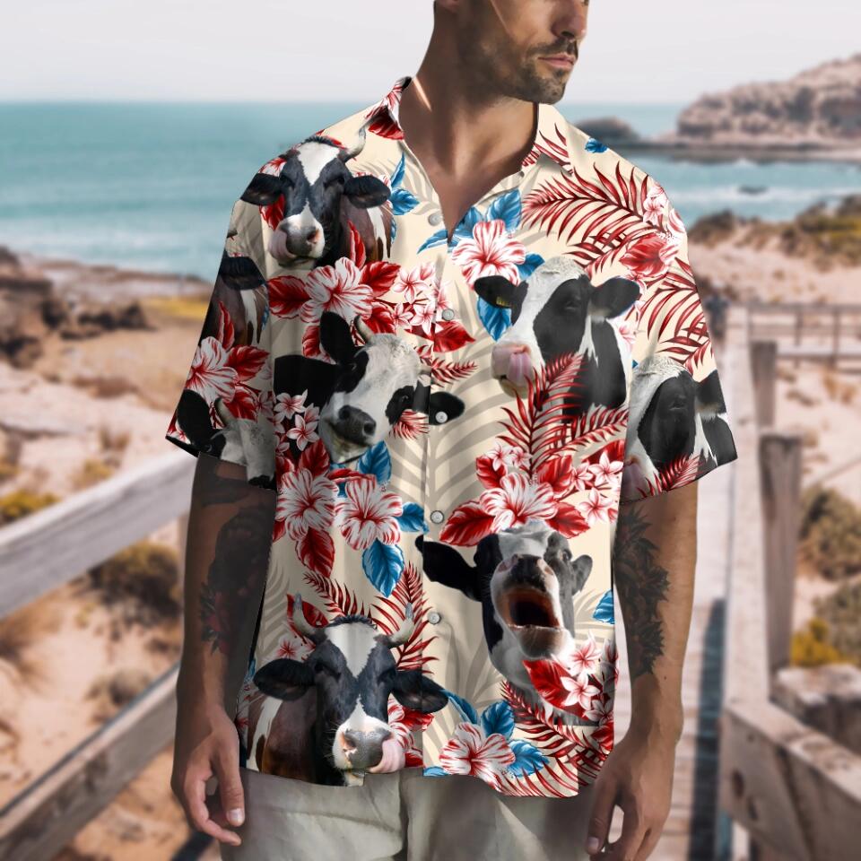 Tropical Animals Button Down Hawaiian Shirts
