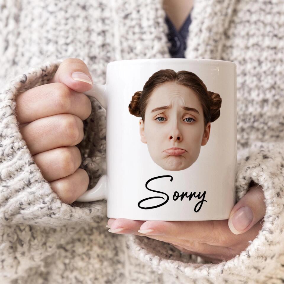 Funny Sorry Gifts Custom Face Mug Best Sorry Gifts For Couple
