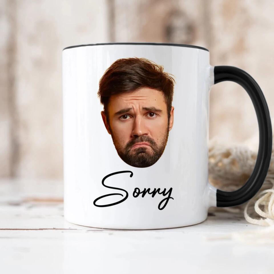 Funny Sorry Gifts Custom Face Mug Best Sorry Gifts For Couple