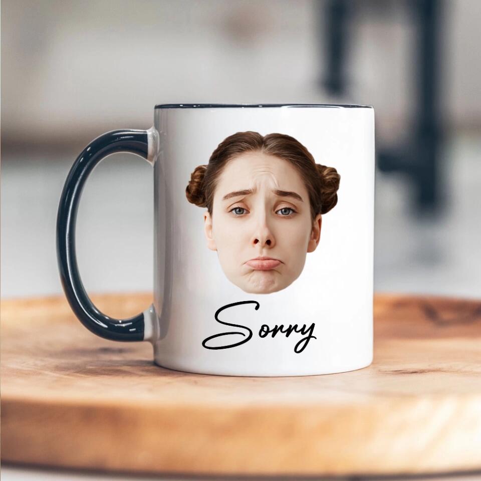 Funny Sorry Gifts Custom Face Mug Best Sorry Gifts For Couple