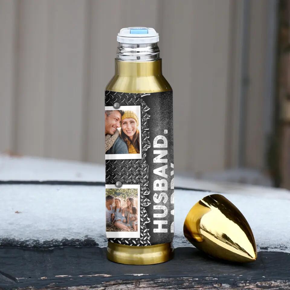 Husband Daddy Protector Hero Personalized Tumbler