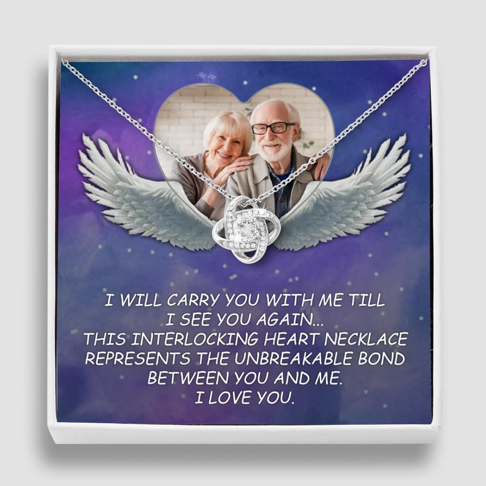 Personalized Memorial Necklace | Personalized Necklace | Loveable