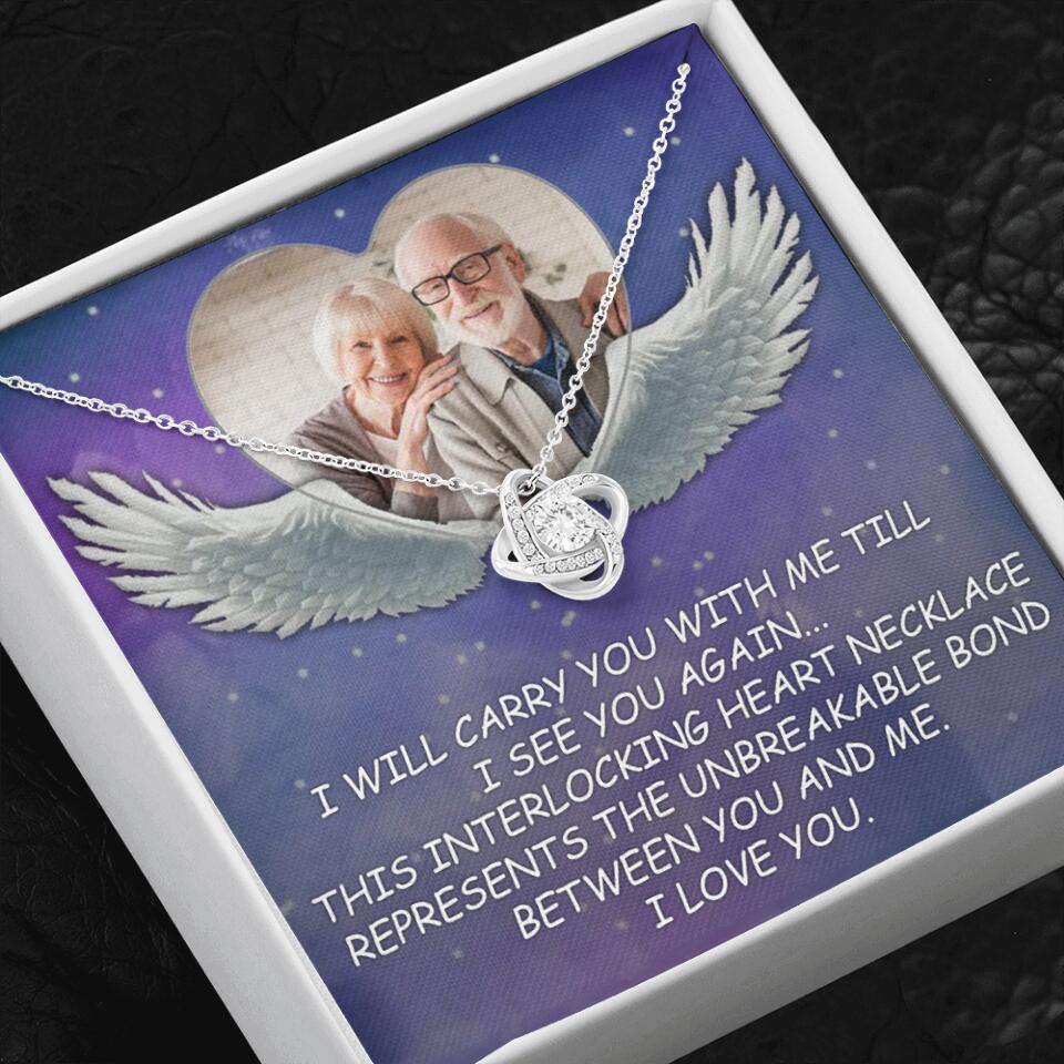 Personalized Memorial Necklace | Personalized Necklace | Loveable